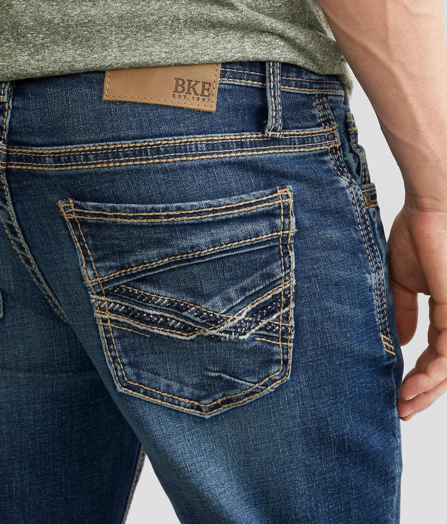 BKE Mason Taper Stretch Jean Ivy