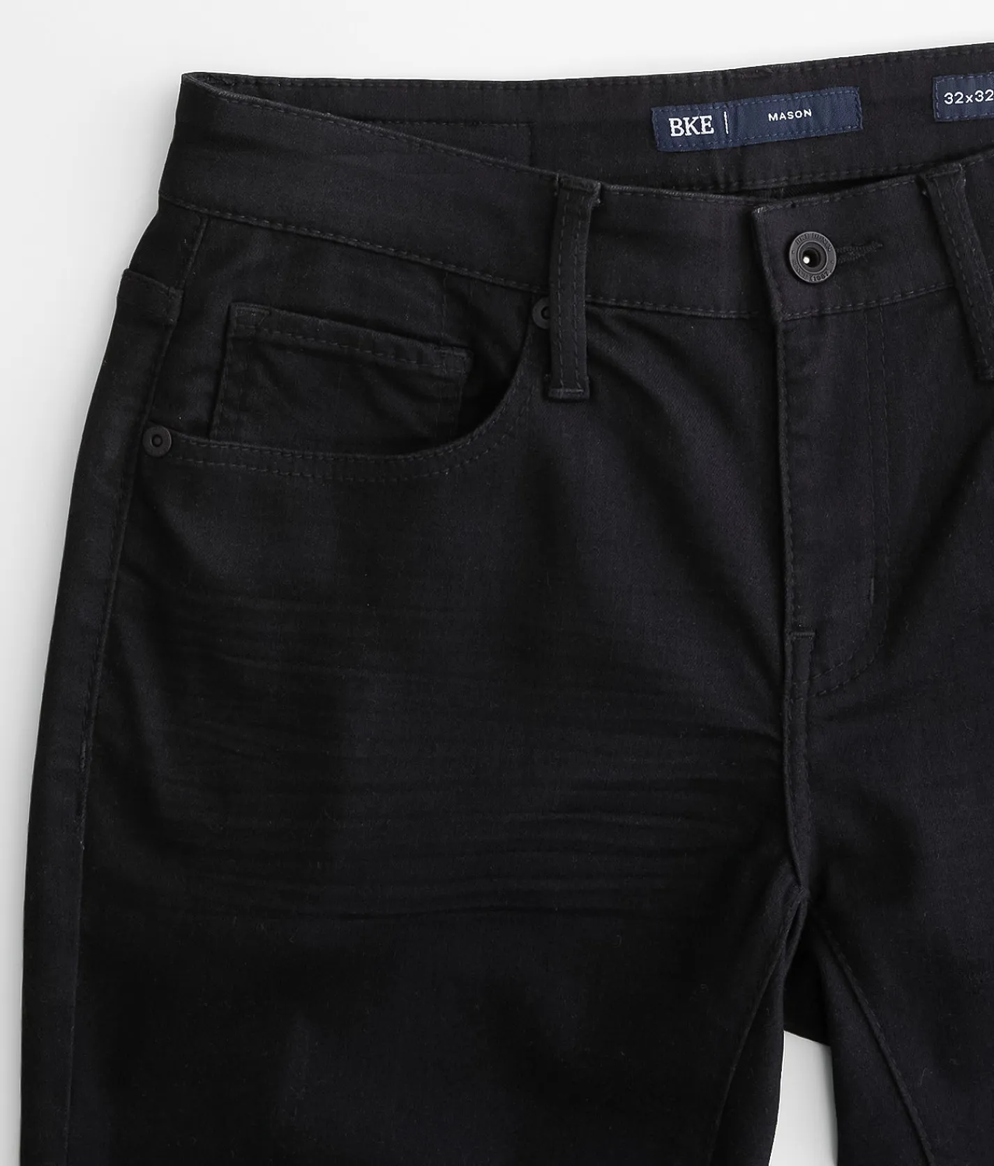 BKE Mason Taper Stretch Jean Black New
