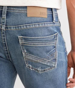 BKE Mason Taper Stretch Jean Preta Hot