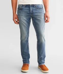 BKE Mason Taper Stretch Jean Preta Hot