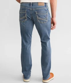 BKE Mason Taper Stretch Jean Preta Hot