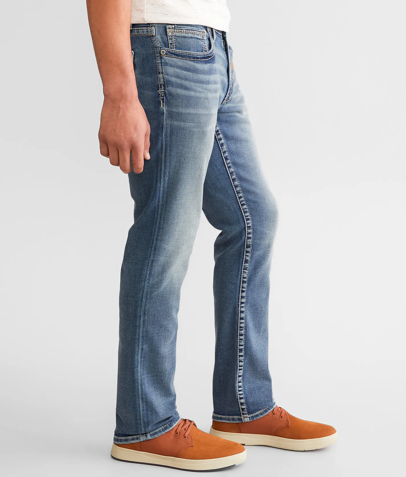 BKE Mason Taper Stretch Jean Preta Hot