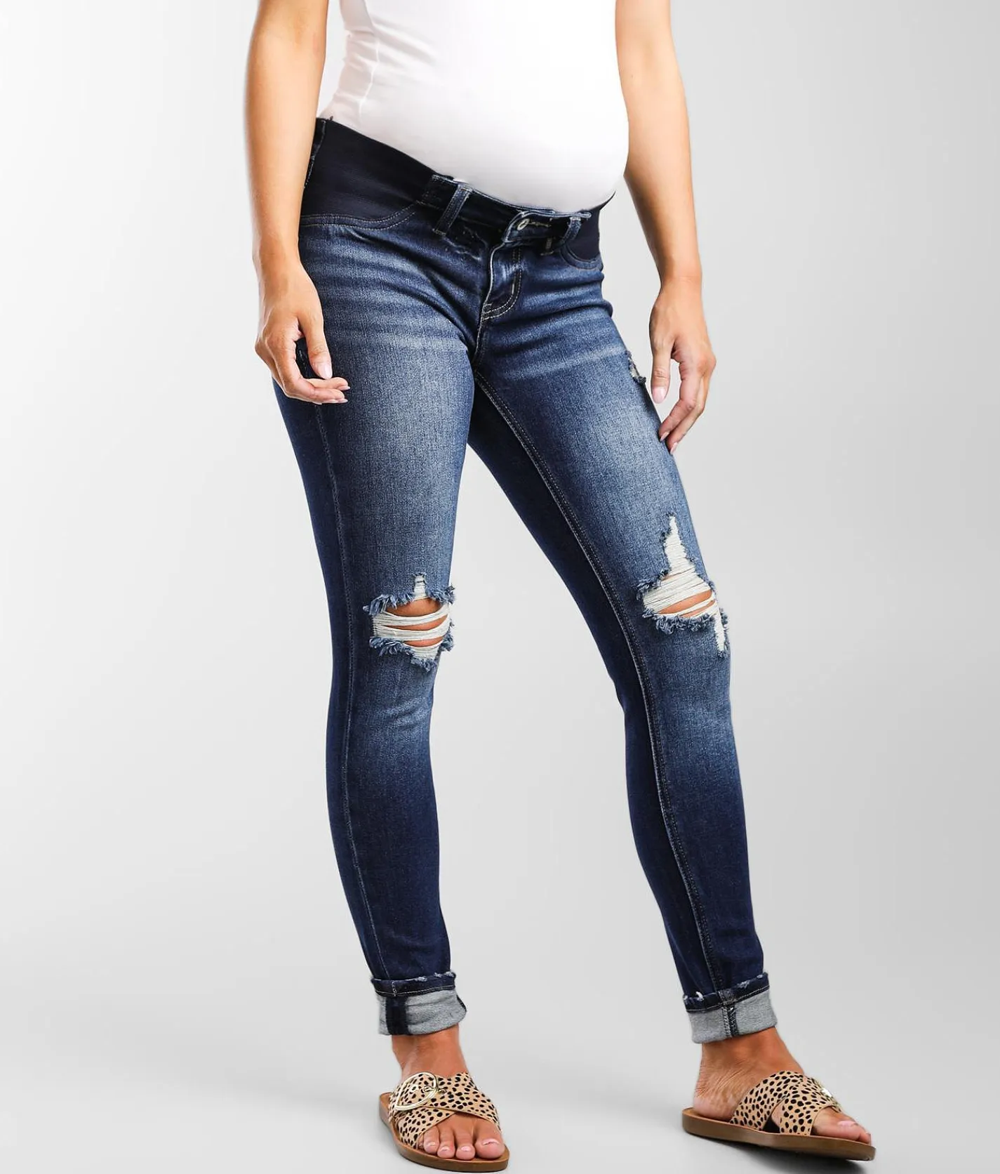 Jeans|Bottoms | KanCan Maternity Skinny Stretch Jean Dark