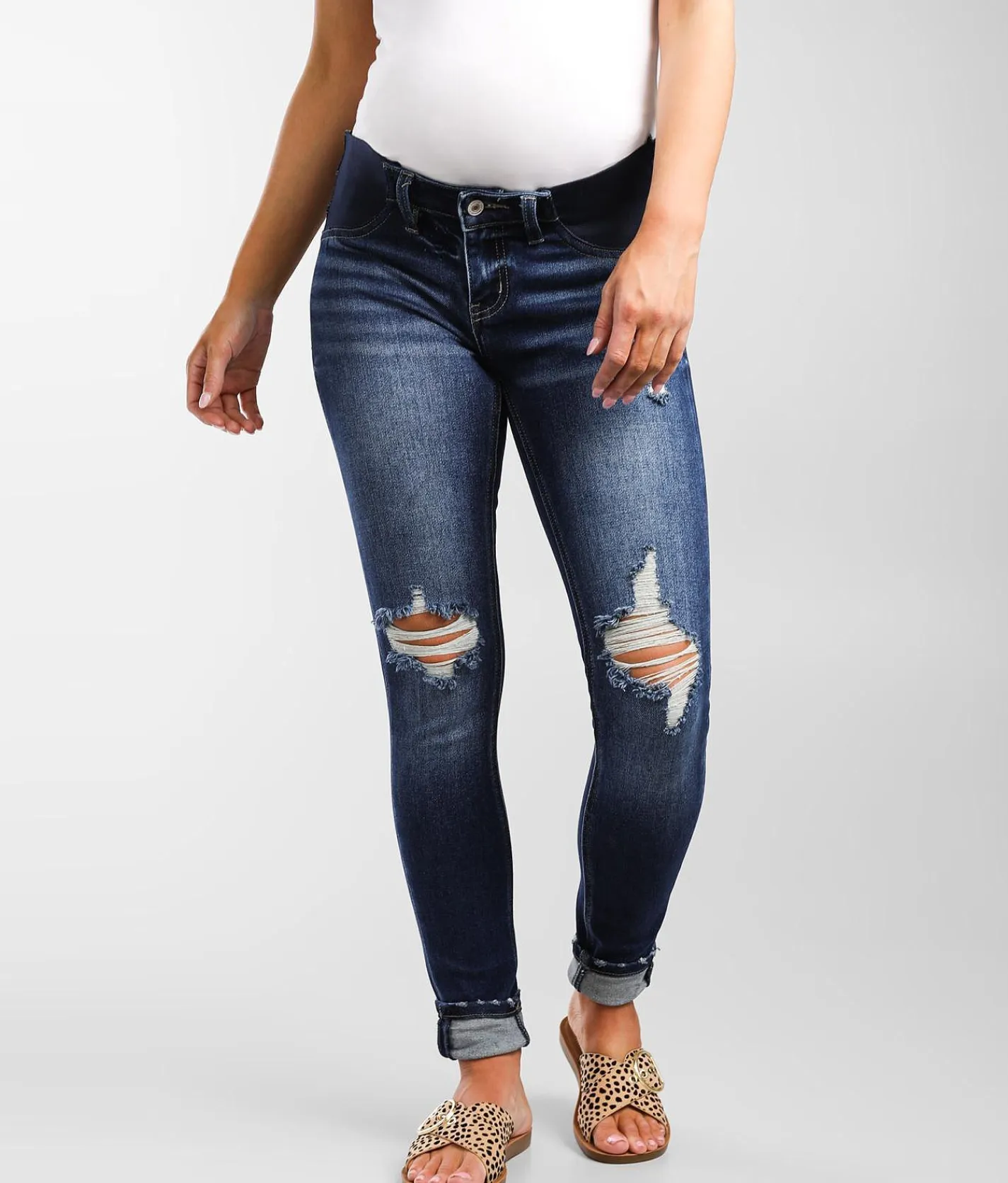 Jeans|Bottoms | KanCan Maternity Skinny Stretch Jean Dark