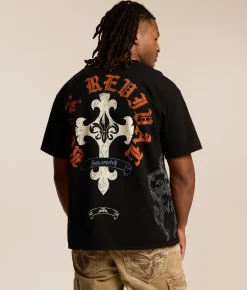Rock Revival Matthew T-Shirt Black Dust Best