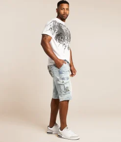 Bottoms | Rock Revival Maven Cargo Stretch Short Maven H201
