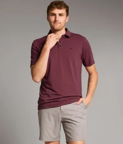 Tops | Maven Co-op Essentail Performance Polo Eggplant