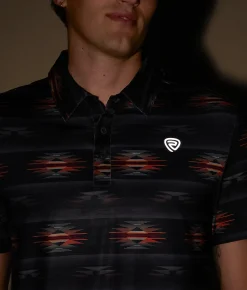 Hooey Maverick Performance Polo Charcoal New