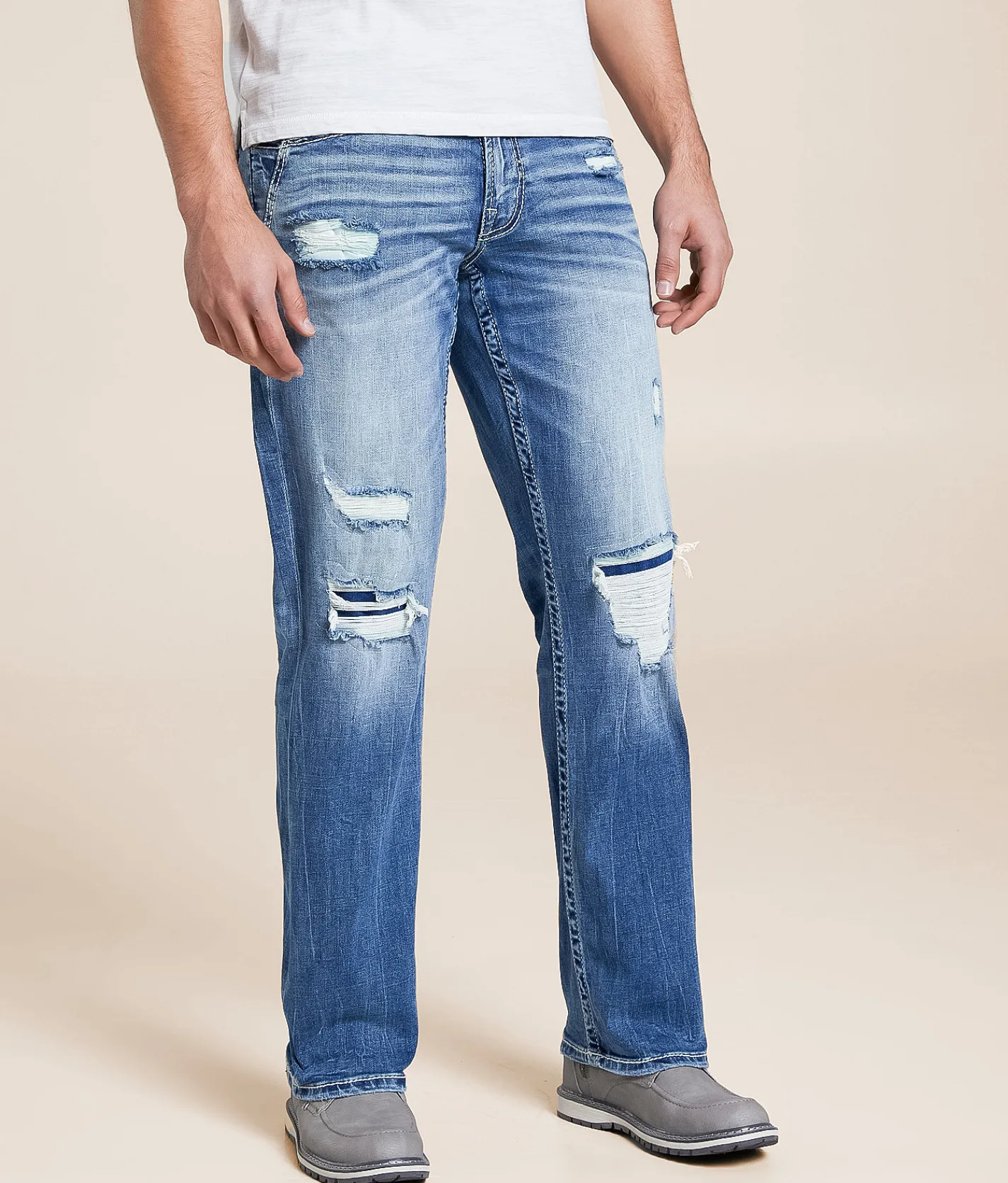 Salvage Mayhem Boot Stretch Jean Elderflower Hot