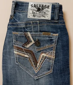 Bottoms|Jeans | Salvage Mayhem Boot Stretch Jean Oak And Smoke