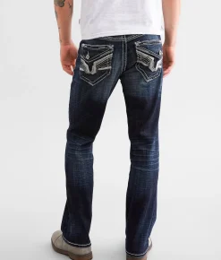 Salvage Mayhem Boot Stretch Jean Berry Noir New