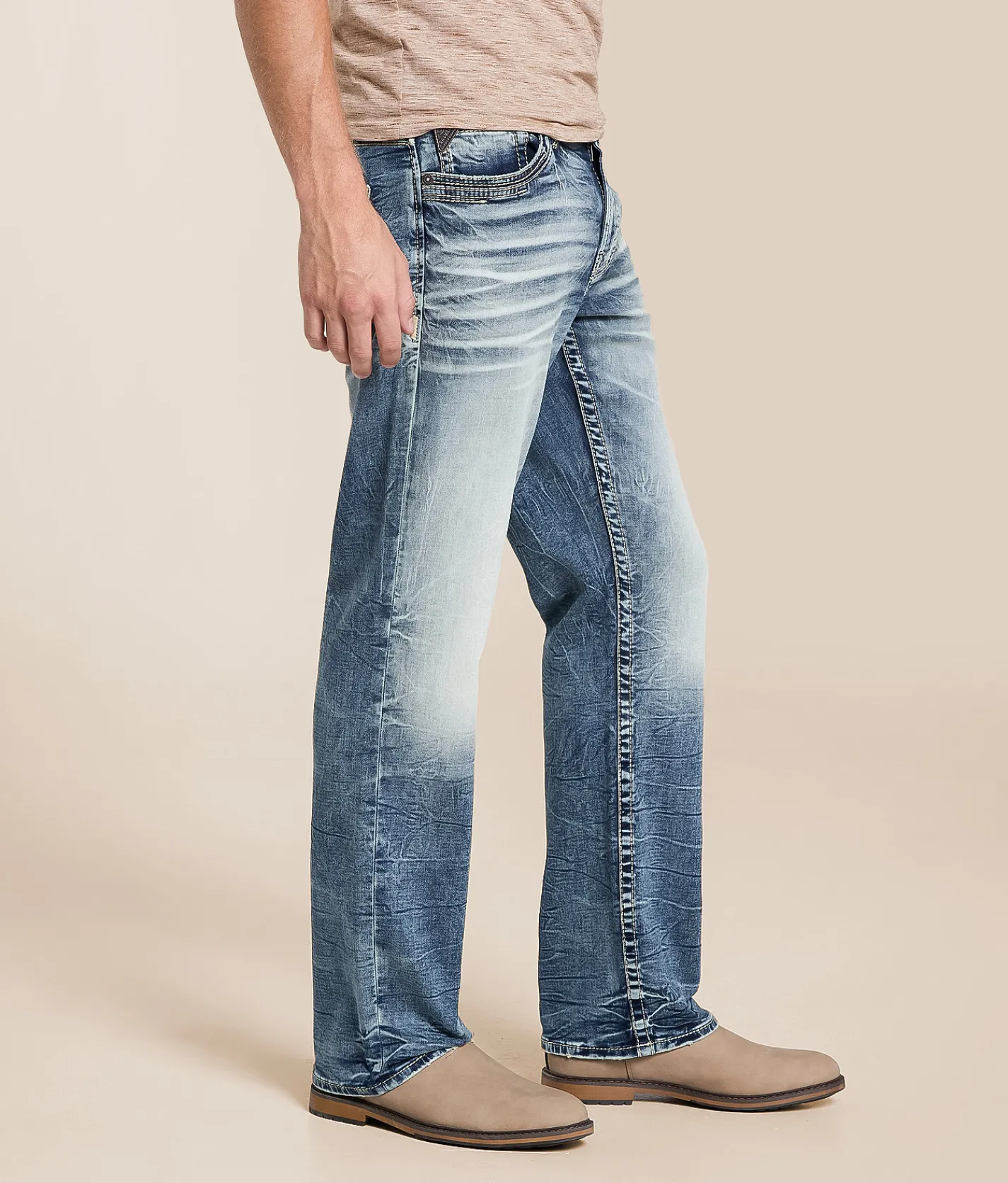 Bottoms | Salvage Mayhem Boot Stretch Jean Hazecraft