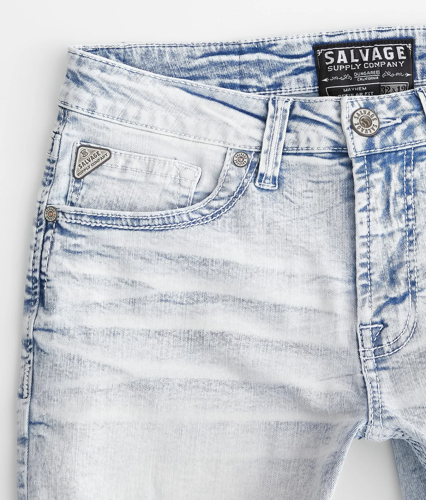 Salvage Mayhem 12" Stretch Short Blvd 89 Clearance