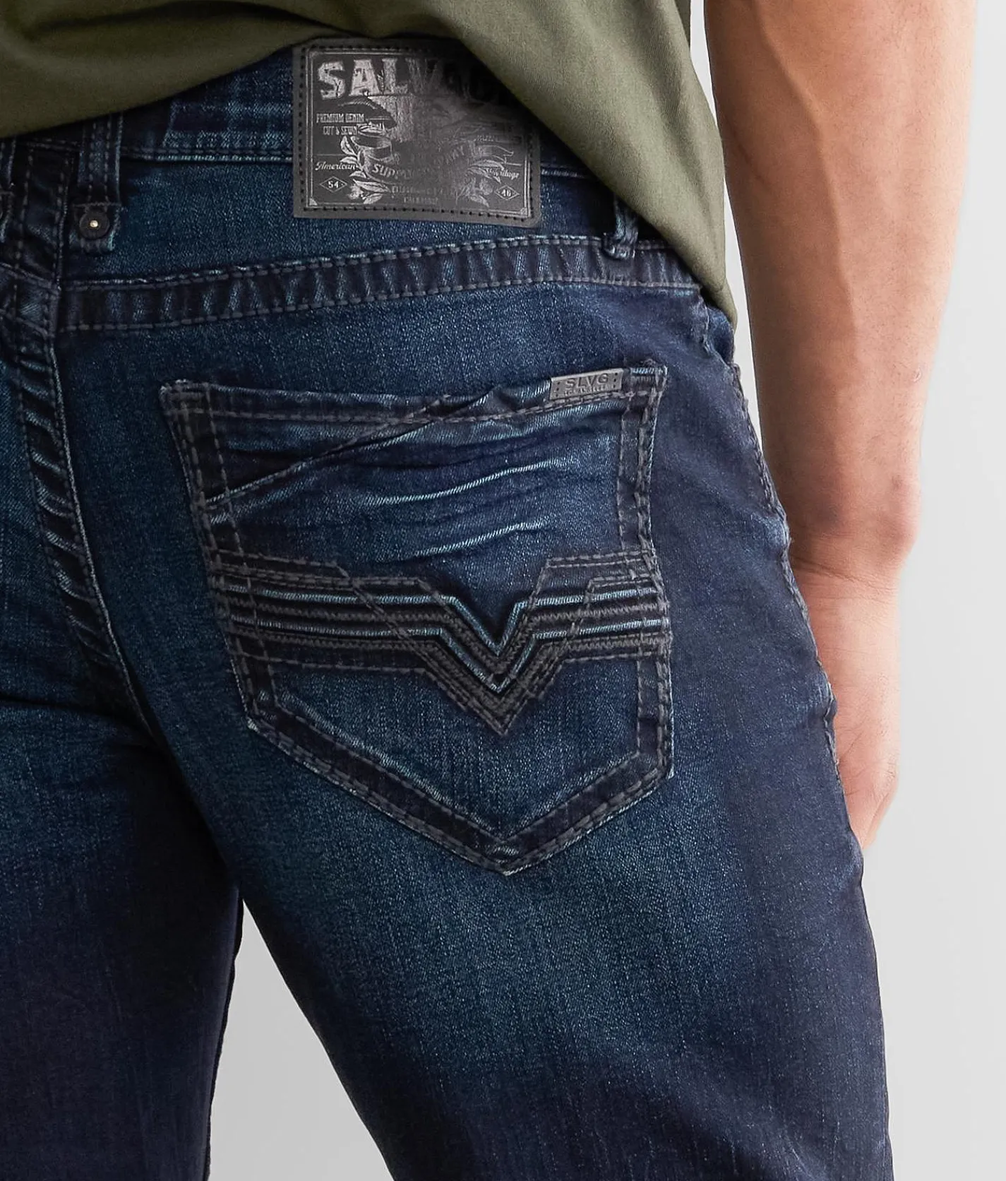 Sale Jeans|Bottoms | Salvage Mayhem Straight Stretch Jean Harrison