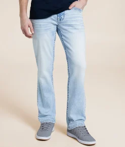 Bottoms | Salvage Mayhem Straight Stretch Jean Terror Bird