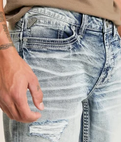 Salvage Mayhem Straight Stretch Jean Dortmunder Gold Best
