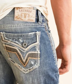 Salvage Mayhem Straight Stretch Jean Wheat Wine Best