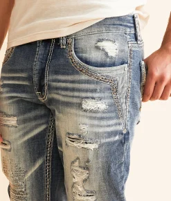 Salvage Mayhem Straight Stretch Jean Wheat Wine Best