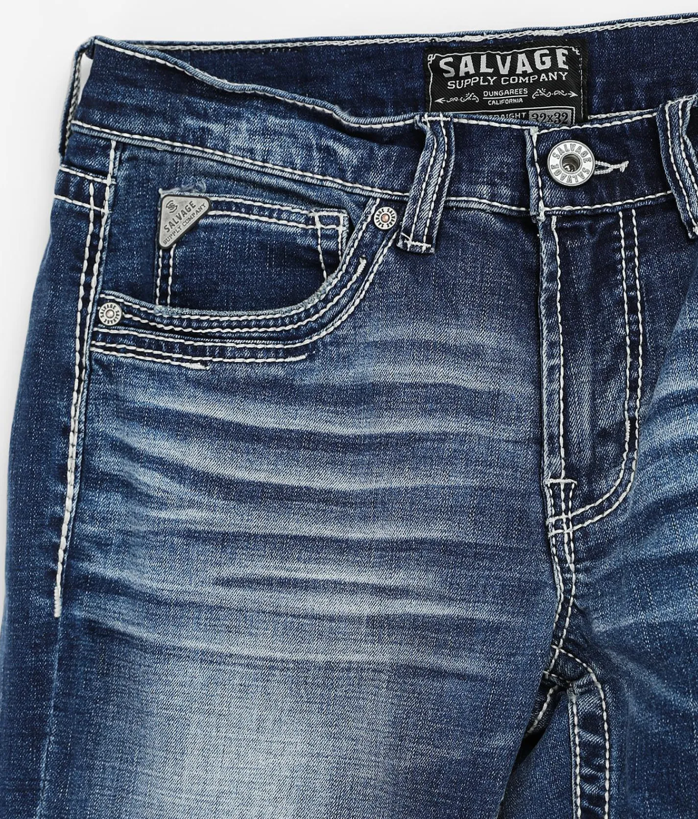 Sale Jeans|Bottoms | Salvage Mayhem Straight Stretch Jean Perses