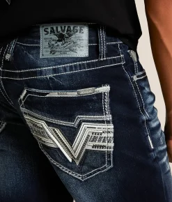Salvage Mayhem Straight Stretch Jean Boris Slam Outlet