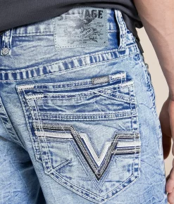Bottoms | Salvage Mayhem Straight Stretch Jean Hazy Pilsner