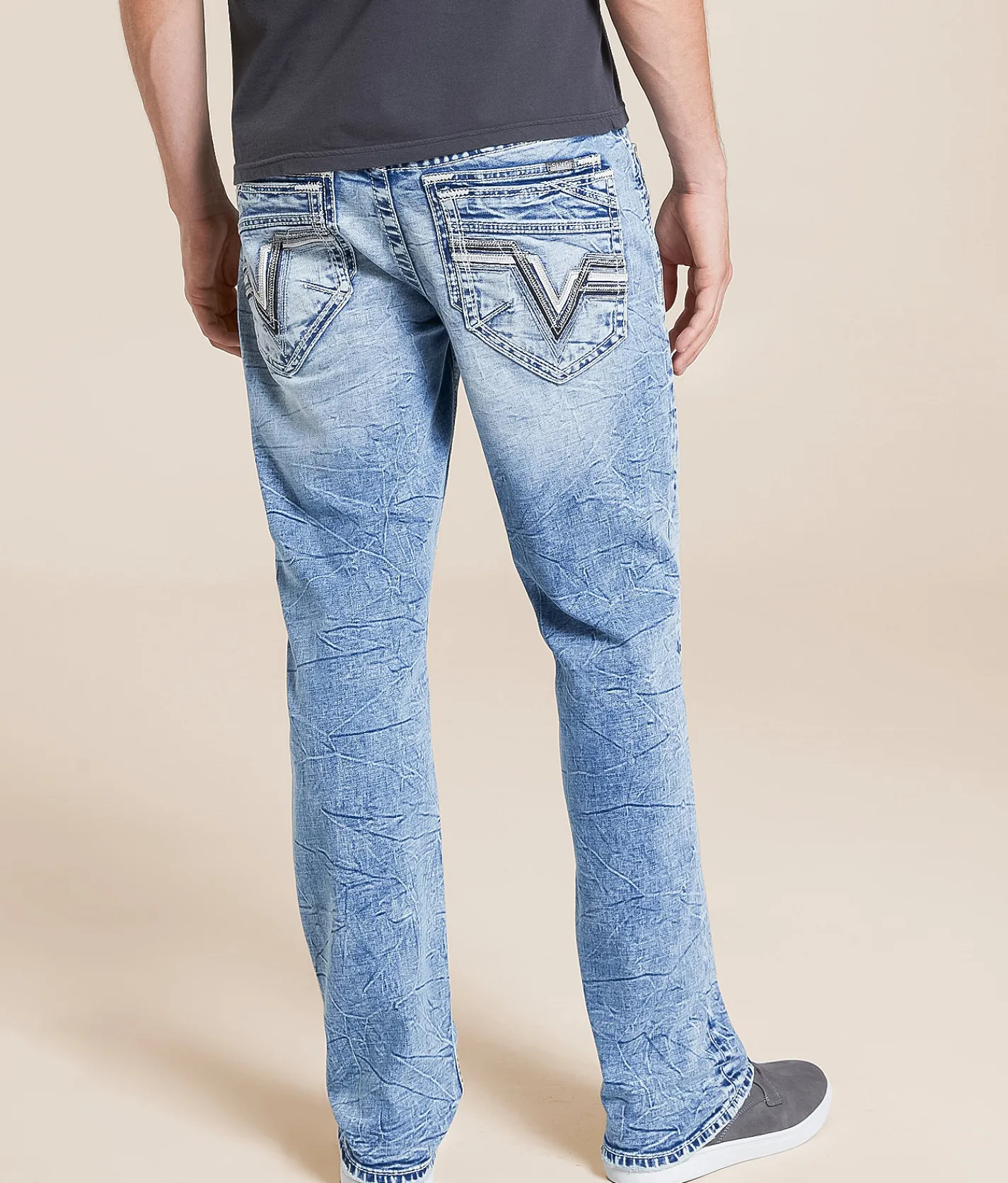 Bottoms | Salvage Mayhem Straight Stretch Jean Hazy Pilsner