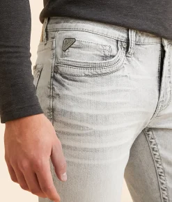 Salvage Mayhem Straight Stretch Jean Milkstout Outlet
