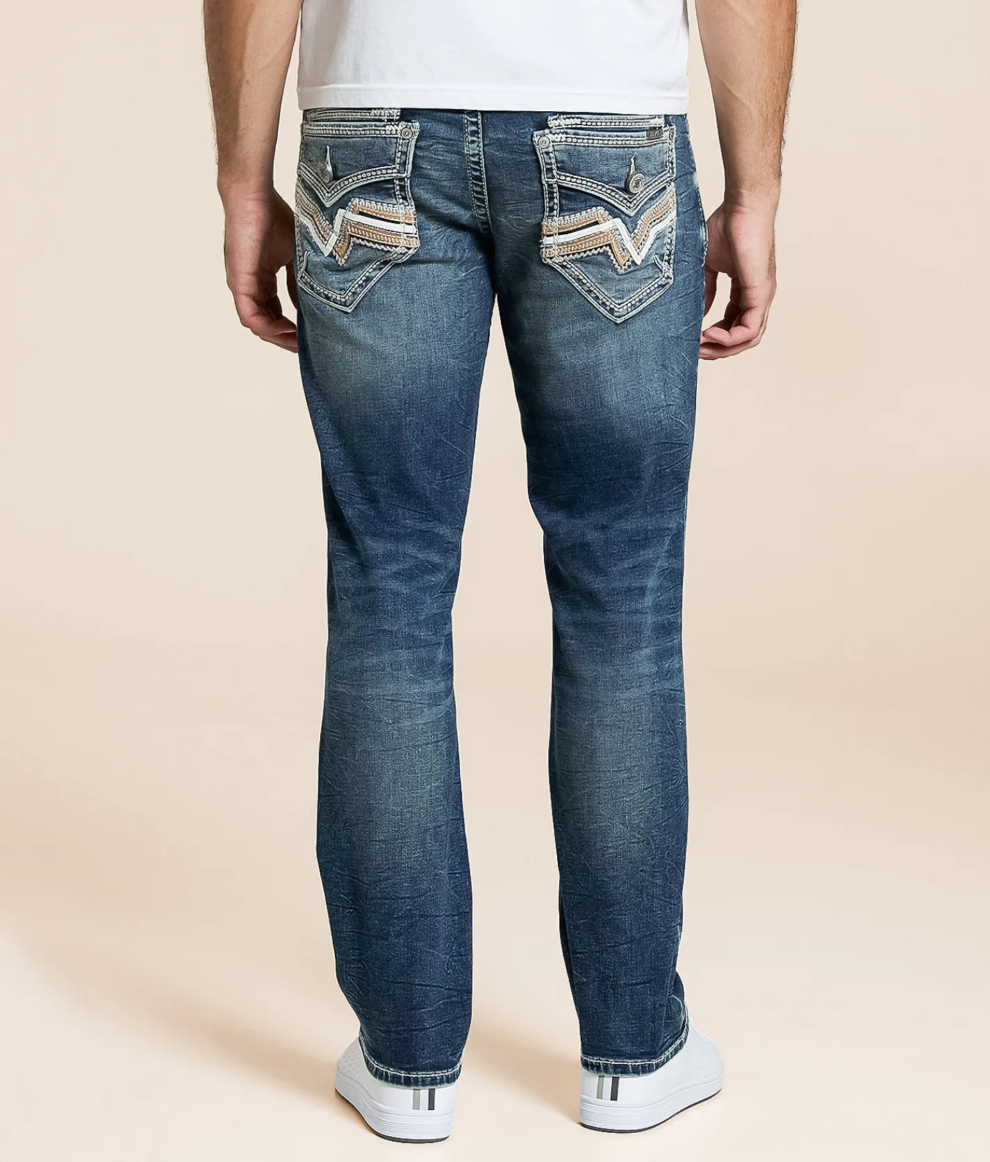 Salvage Mayhem Straight Stretch Jean Maple Dream Clearance