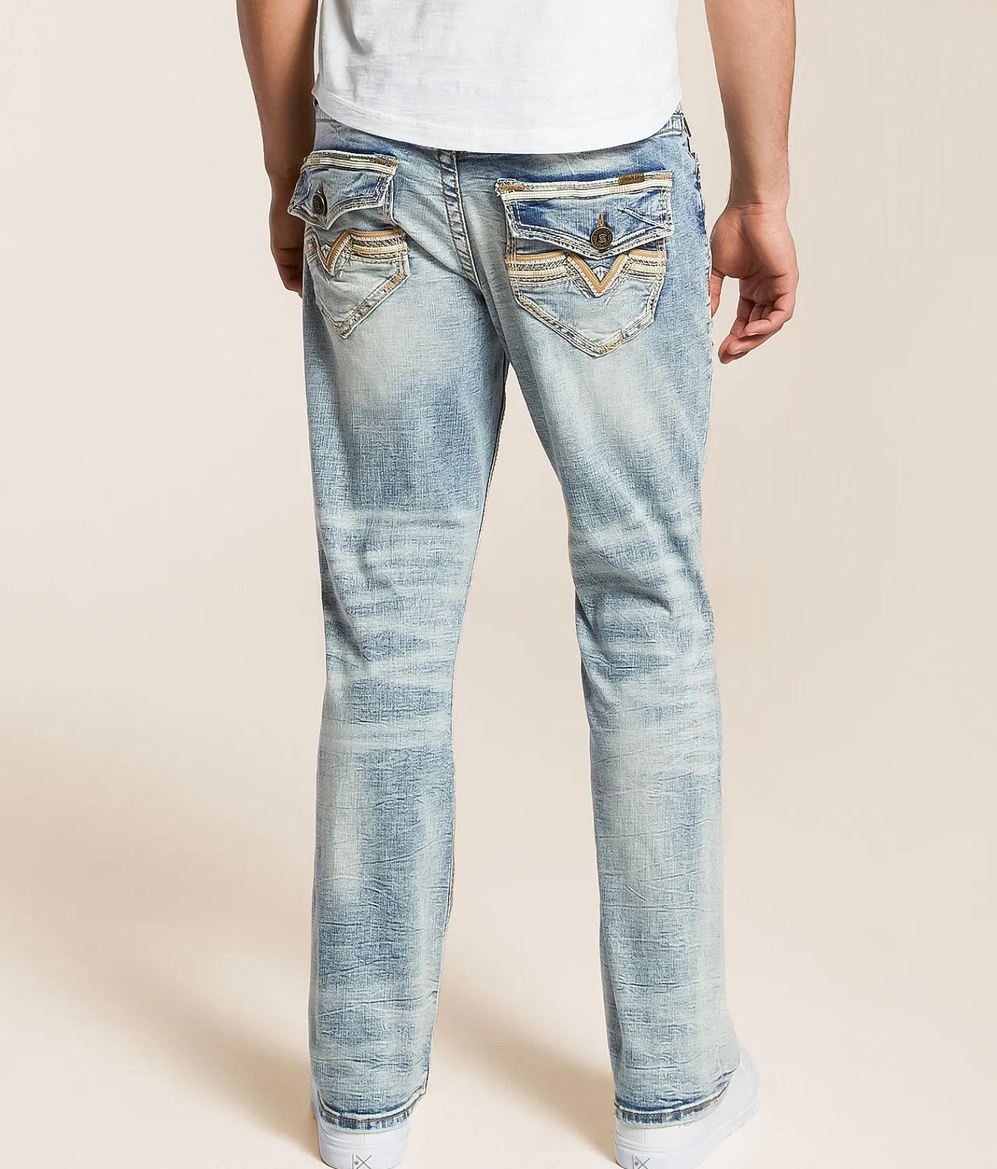 Jeans | Salvage Mayhem Straight Stretch Jean Crumb Cake