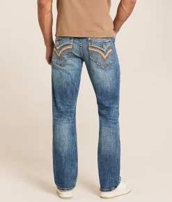 Salvage Mayhem Straight Stretch Jean Cold Rush Discount
