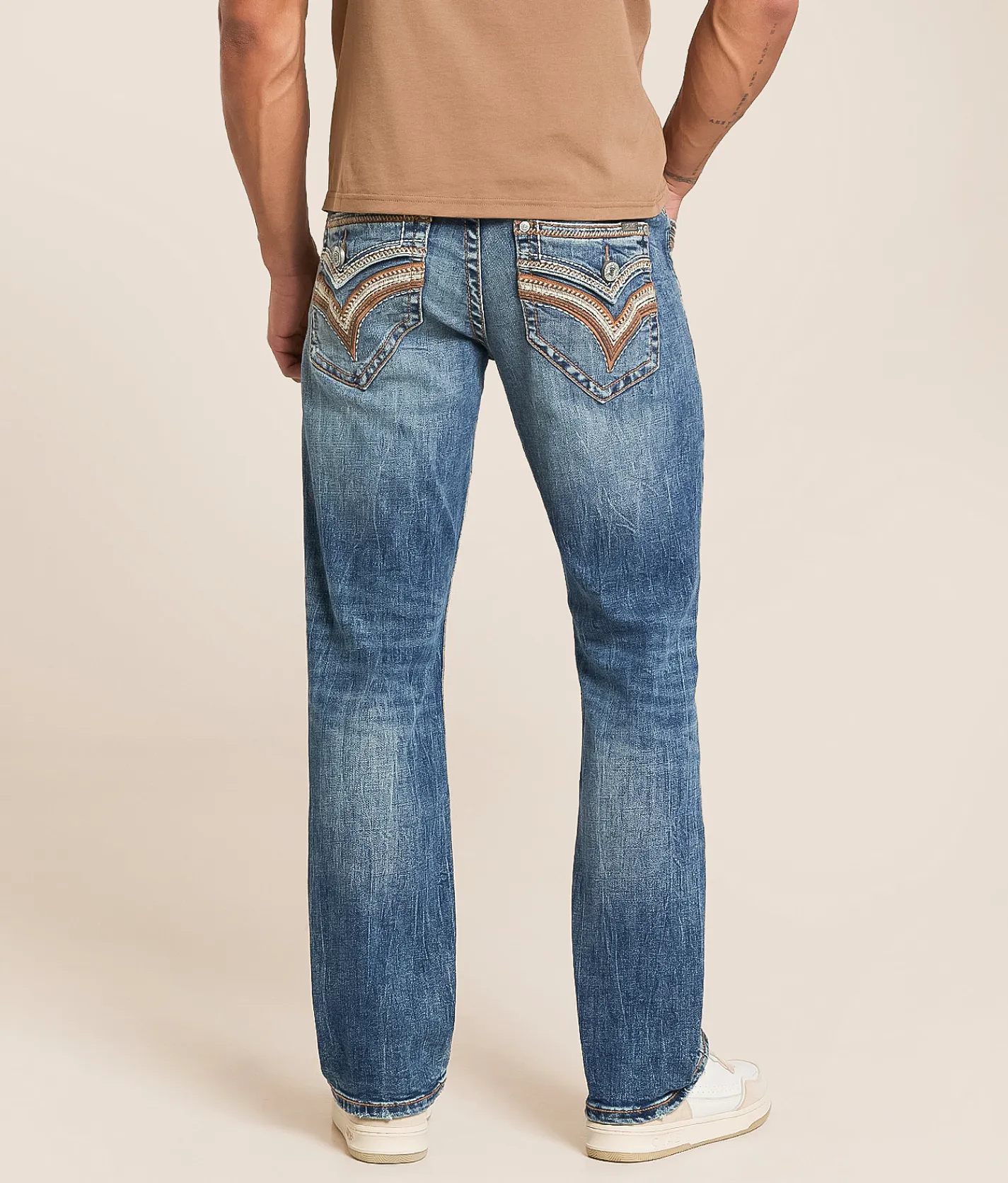 Salvage Mayhem Straight Stretch Jean Cold Rush Discount