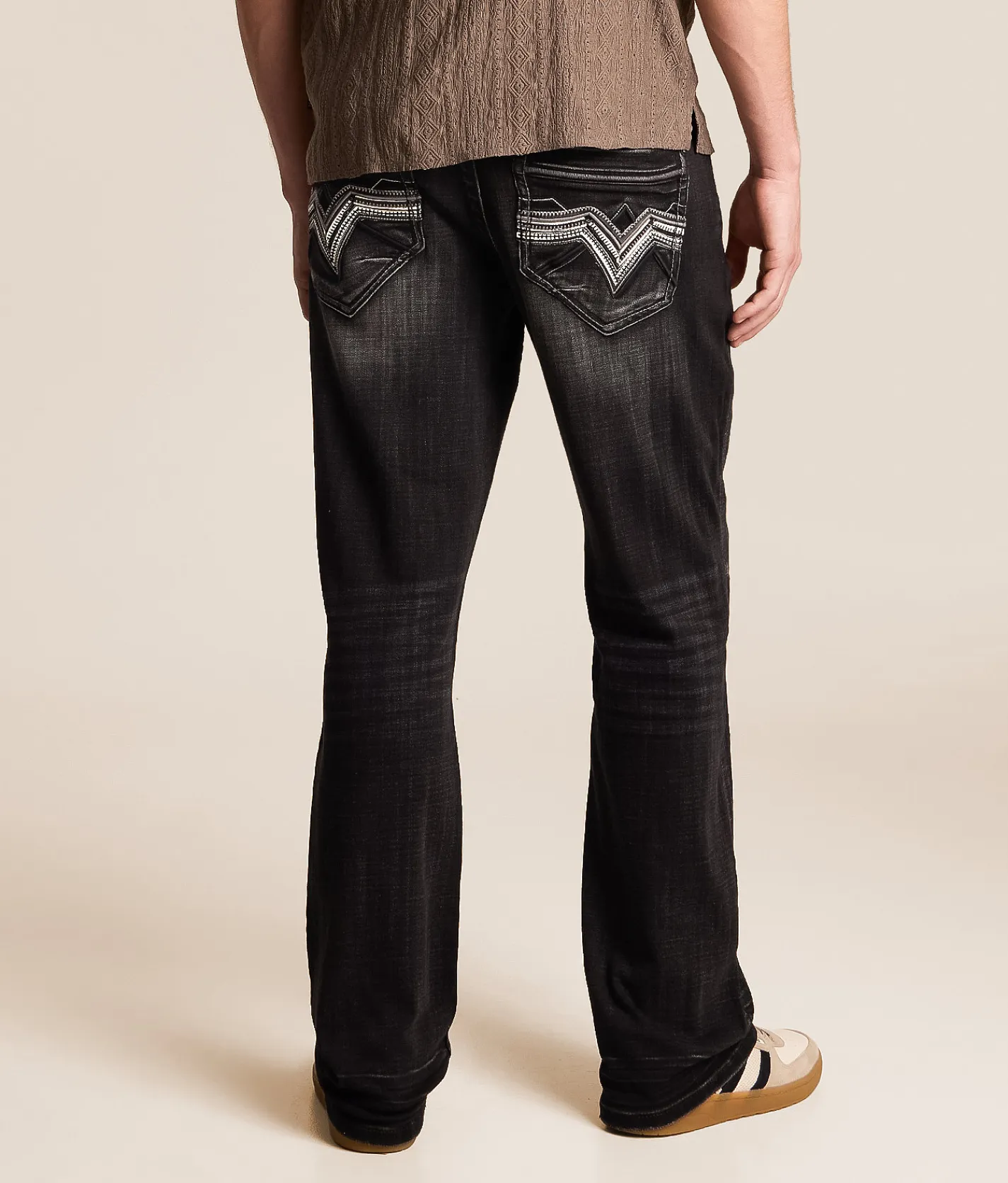 Salvage Mayhem Straight Stretch Jean Pinnacles Hot