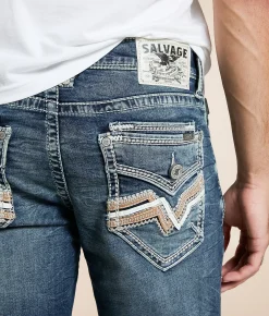 Jeans | Salvage Mayhem Straight Stretch Jean Maple Dream