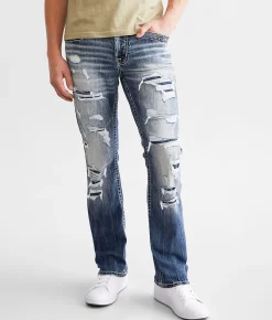 Salvage Mayhem Straight Stretch Jean Ymittos Outlet