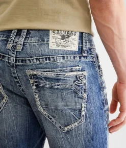 Salvage Mayhem Straight Stretch Jean Ymittos Outlet
