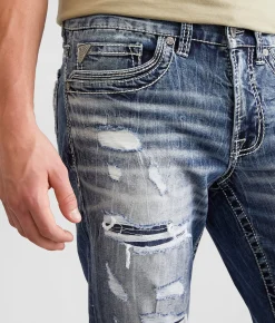 Salvage Mayhem Straight Stretch Jean Ymittos Outlet