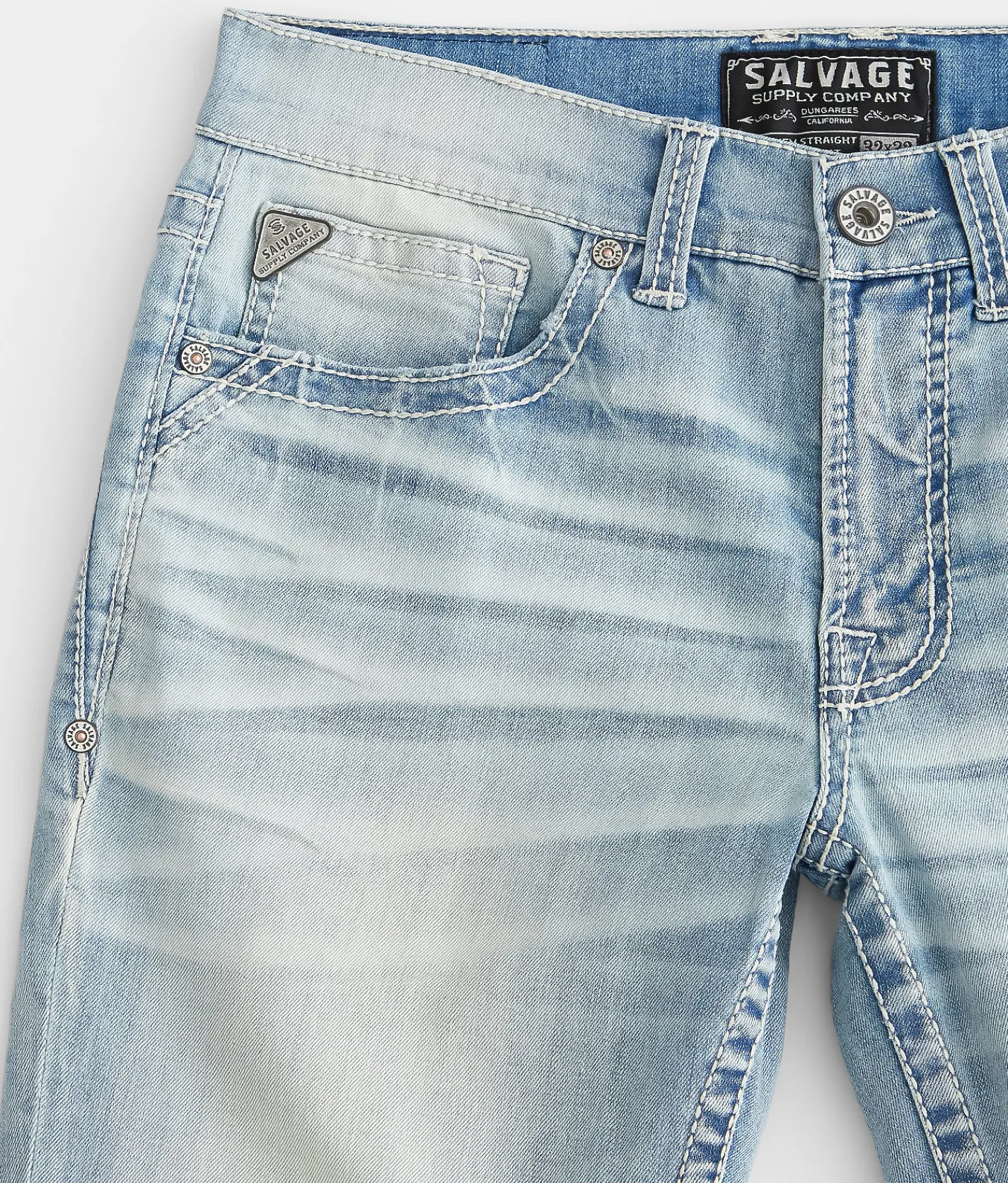 Salvage Mayhem Straight Stretch Jean Henry New