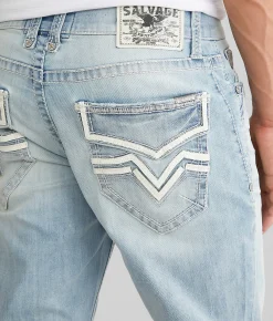 Salvage Mayhem Straight Stretch Jean Henry New
