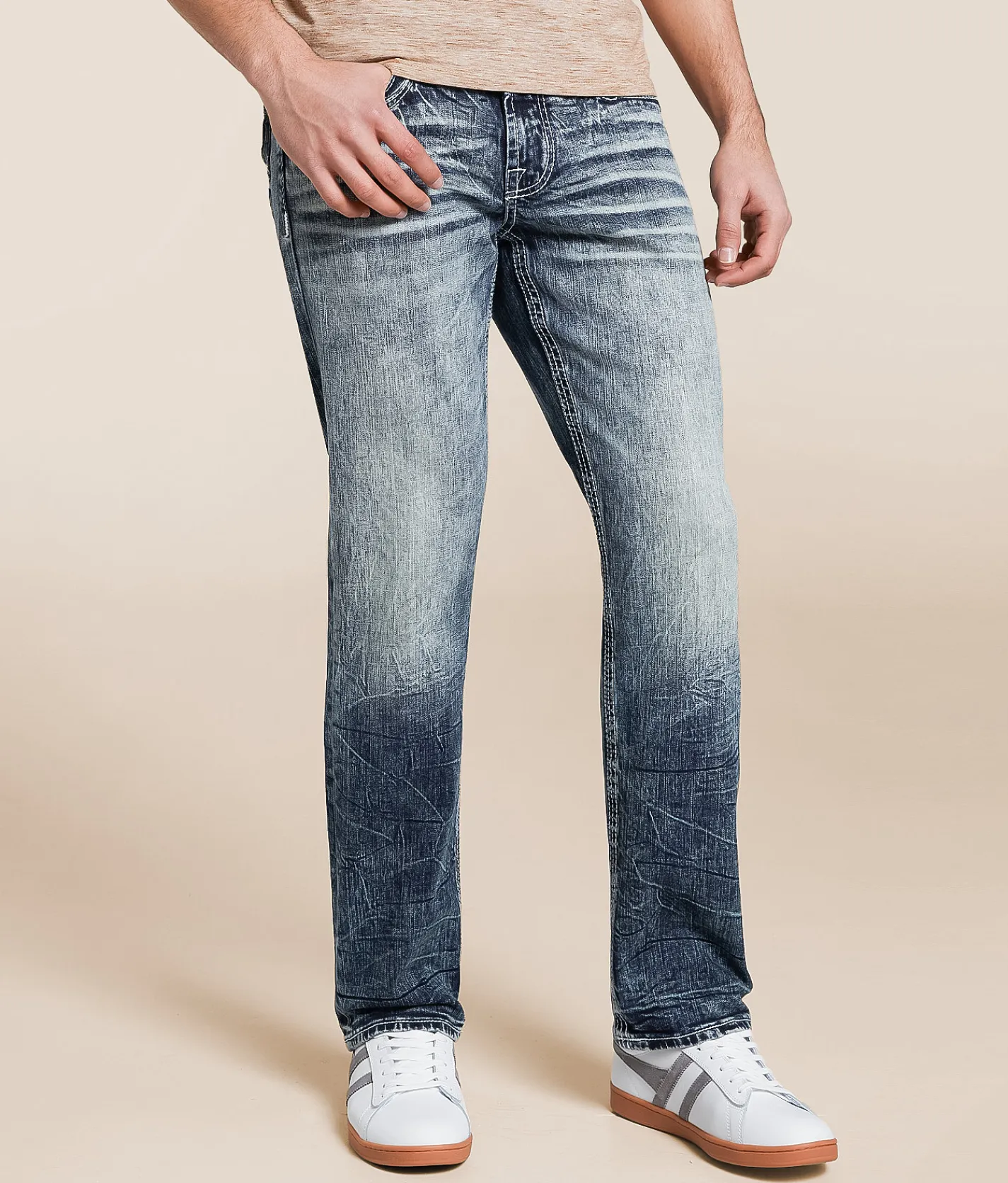 Bottoms|Jeans | Salvage Mayhem Straight Stretch Jean Night Glow