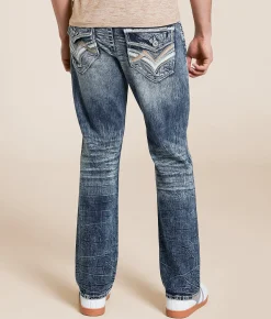 Bottoms|Jeans | Salvage Mayhem Straight Stretch Jean Night Glow