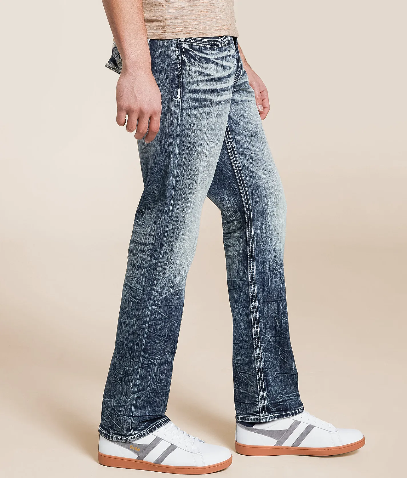 Bottoms|Jeans | Salvage Mayhem Straight Stretch Jean Night Glow