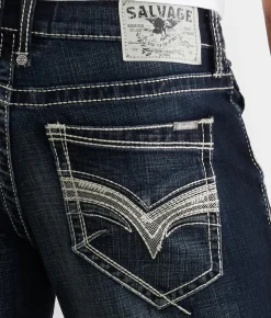 Sale Jeans|Bottoms | Salvage Mayhem Straight Stretch Jean Guernsey