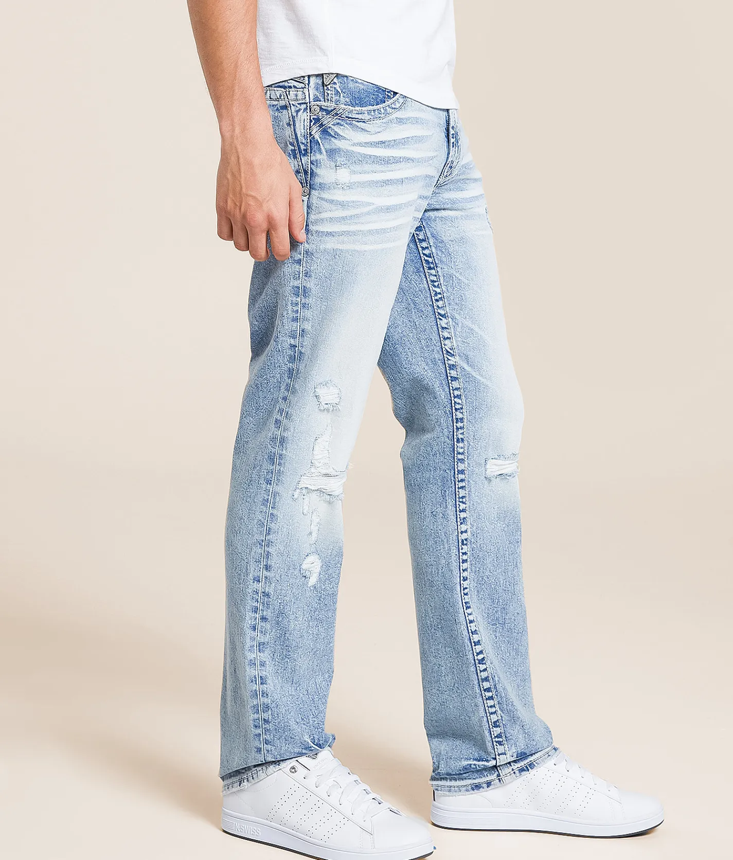 Bottoms | Salvage Mayhem Straight Stretch Jean Beezy