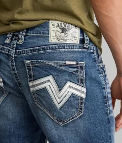 Sale Jeans|Bottoms | Salvage Mayhem Straight Stretch Jean Portage