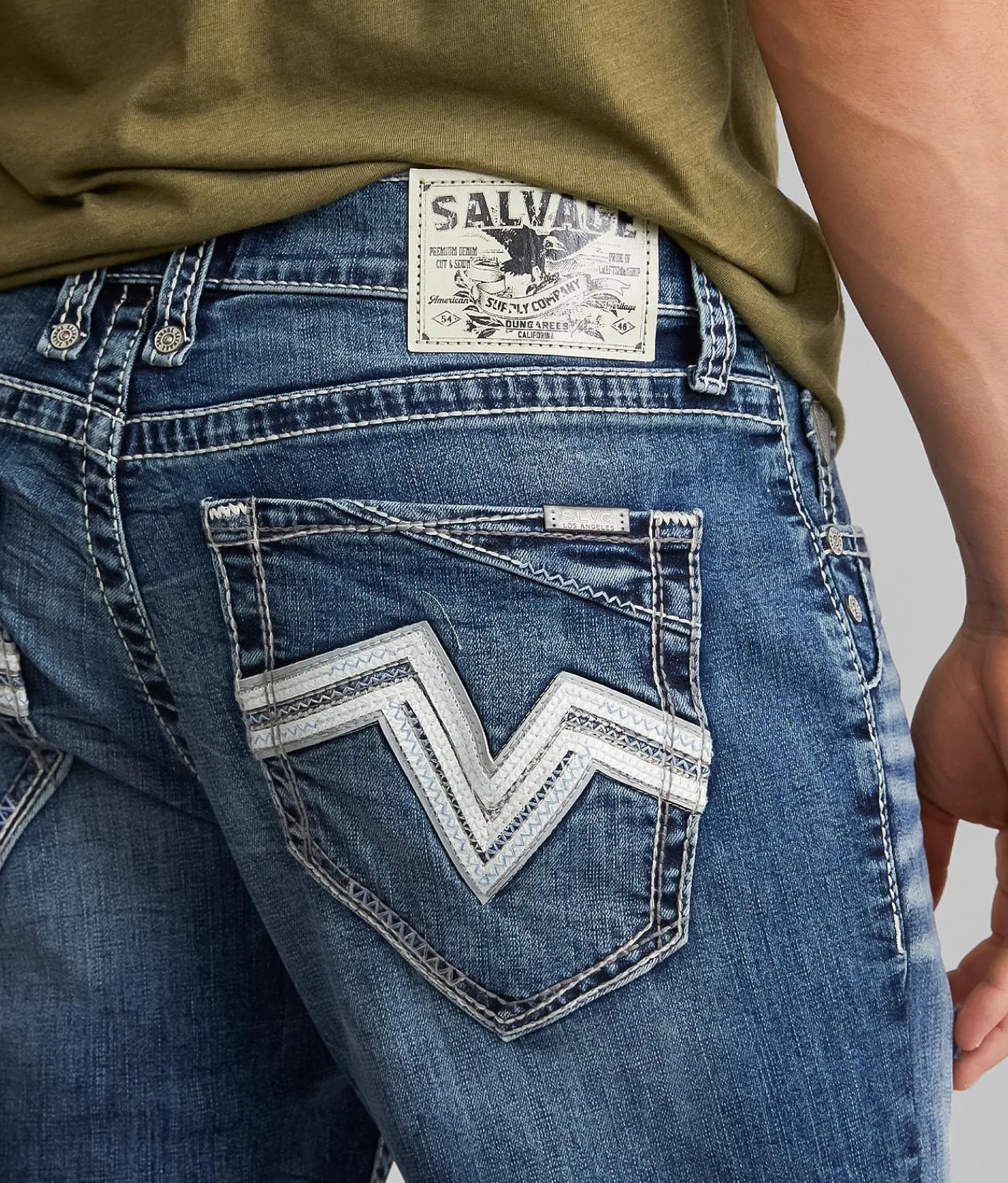 Sale Jeans|Bottoms | Salvage Mayhem Straight Stretch Jean Portage