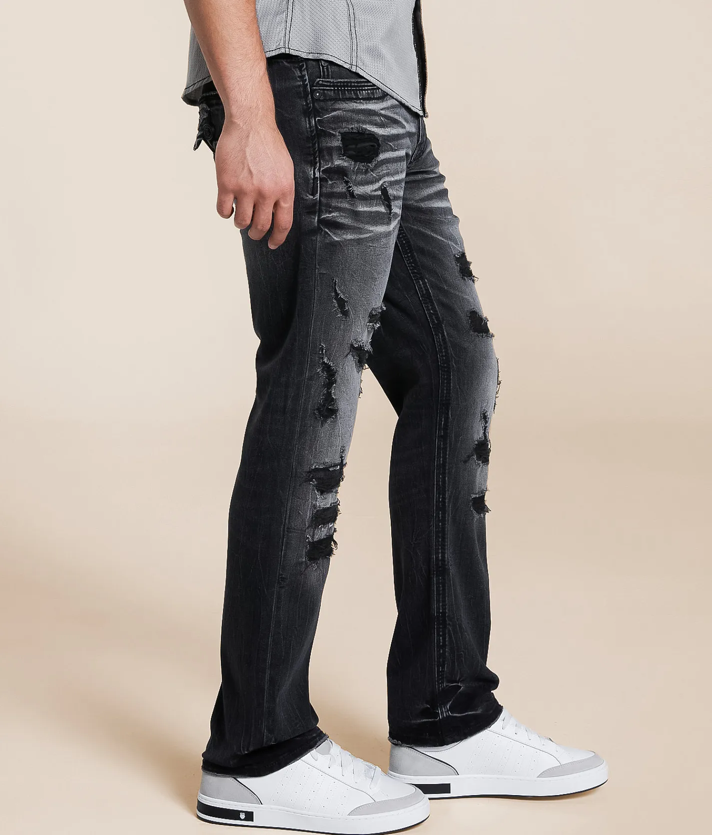 Salvage Mayhem Straight Stretch Jean MC885PIP New