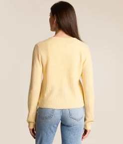 Z Supply Medina Cardigan Sweater Custard Hot