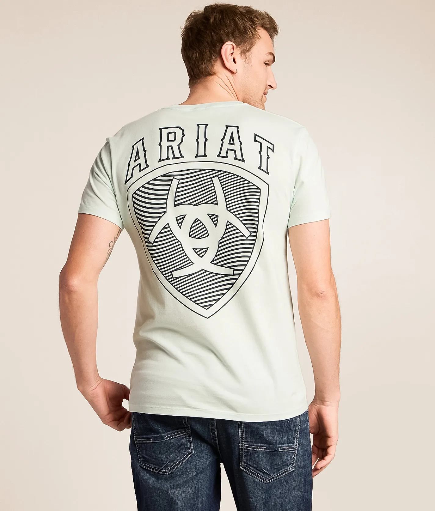 Ariat Mellow Trip T-Shirt Wan Blue Clearance
