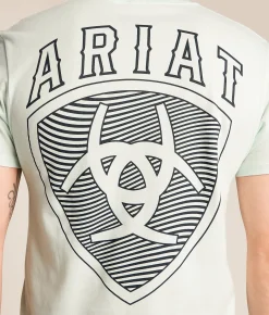Ariat Mellow Trip T-Shirt Wan Blue Clearance