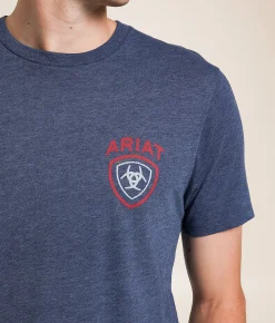 Ariat Merica Mountain T-Shirt Navy Heather Online